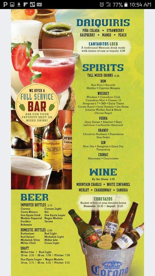 Habanero Grill and Cantina - Wabash, IN menu_pic
