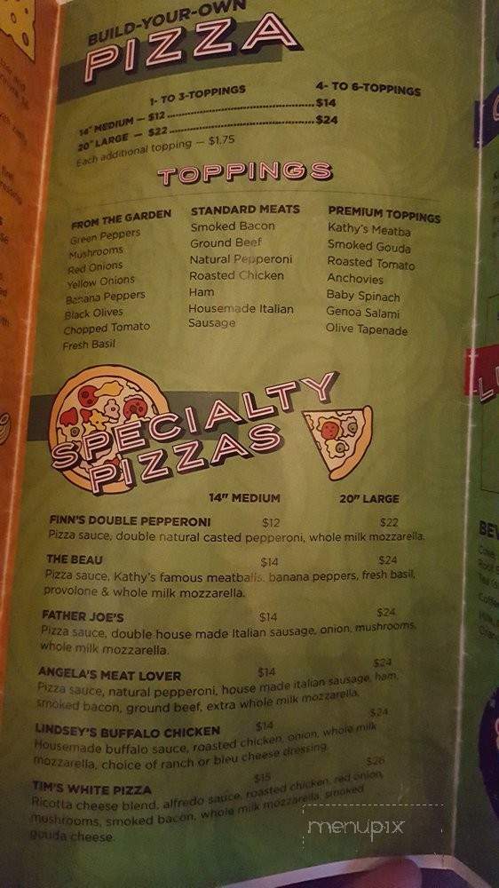 812 Pizza Company - Georgetown, IN menu_pic