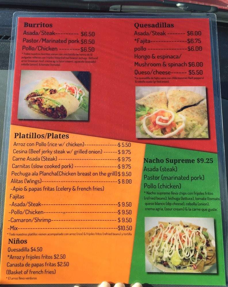 Taqueria Lopez J & C - Columbus, IN menu_pic