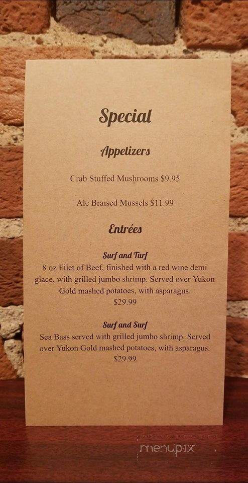 Indiana Spike and Rail Company - Vernon, IN menu_pic