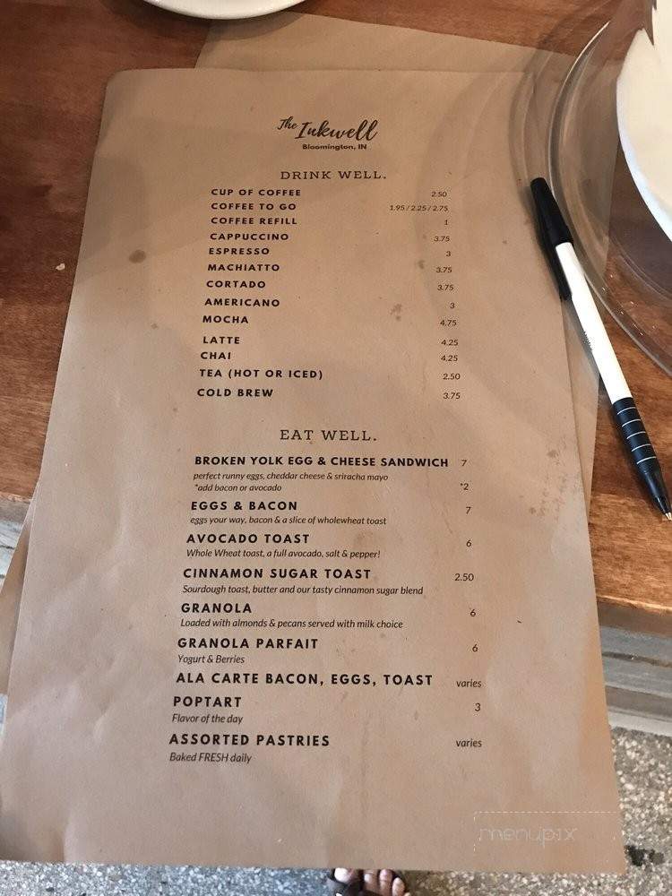 The Inkwell - Bloomington, IN menu_pic