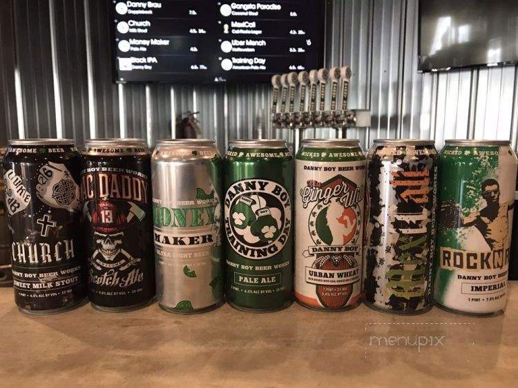 Danny Boy Draft Works IU - Bloomington, IN menu_pic