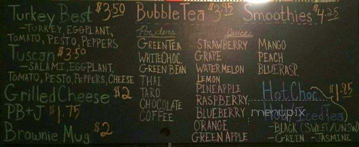 Inklings Bookstore - Bedford, IN menu_pic