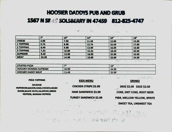 /30873544/Hoosier-Daddy-s-Pub-and-Grub-Solsberry-IN - Solsberry, IN