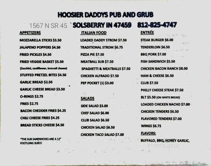 /30873544/Hoosier-Daddy-s-Pub-and-Grub-Solsberry-IN - Solsberry, IN