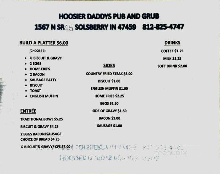 /30873544/Hoosier-Daddy-s-Pub-and-Grub-Solsberry-IN - Solsberry, IN