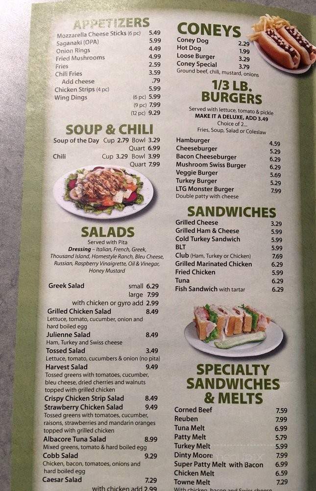 Louies Towne Grill - Mount Clemens, MI menu_pic