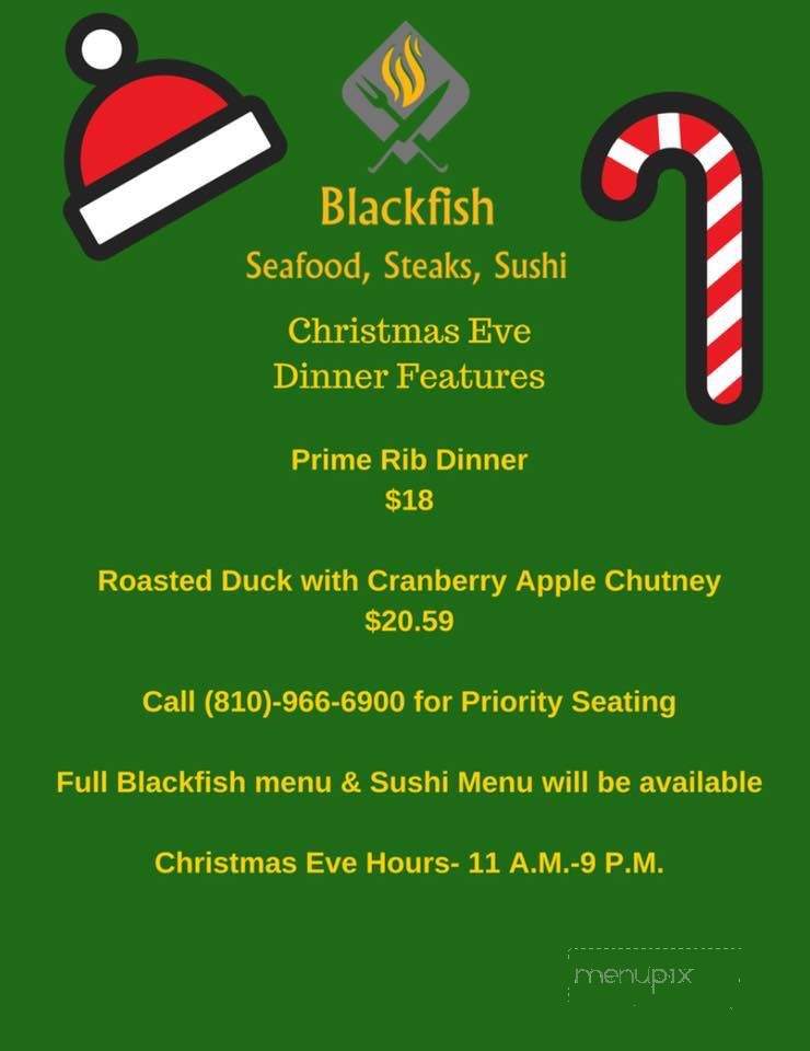 Blackfish - Port Huron, MI menu_pic