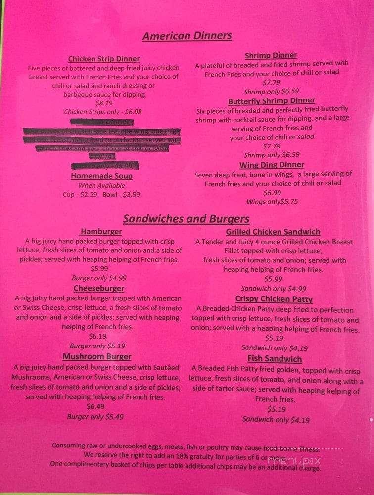 Little Mexico - Port Huron, MI menu_pic