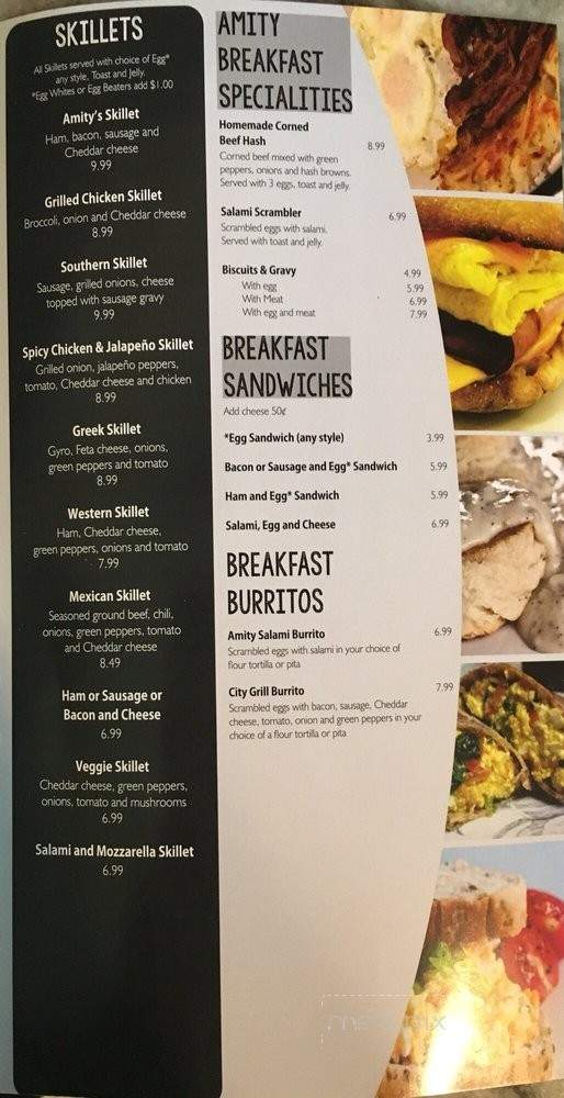 Amity City Grill - Lathrup Village, MI menu_pic