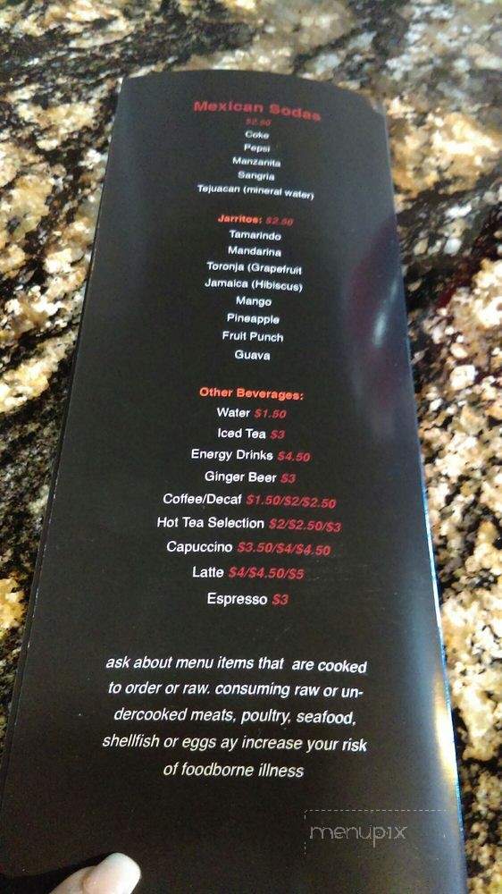 M Cantina - Dearborn, MI menu_pic