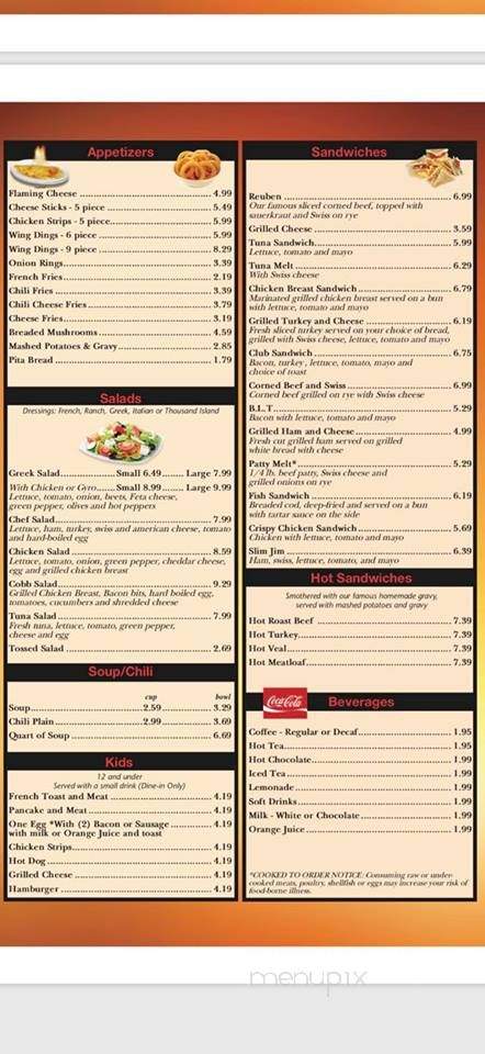 Tony's Coney Island & Grill - Huron Charter Township, MI menu_pic