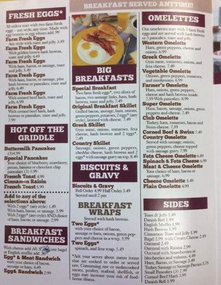 White Lake Brunch - White Lake, MI menu_pic