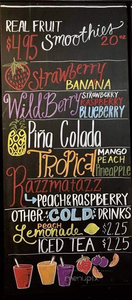 Emma's Coffee House - Bad Axe, MI menu_pic