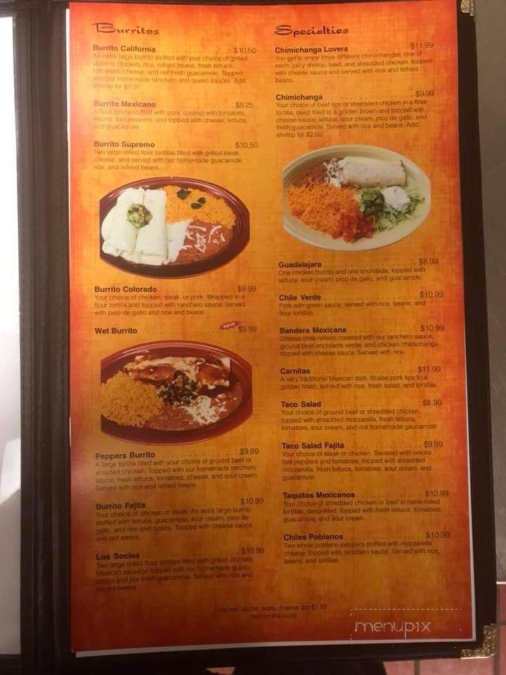 Pepper's Mexican Grill - Prudenville, MI menu_pic