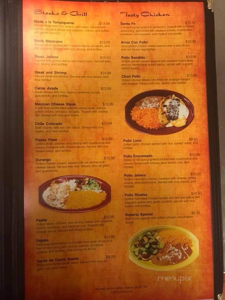 Pepper's Mexican Grill - Prudenville, MI menu_pic
