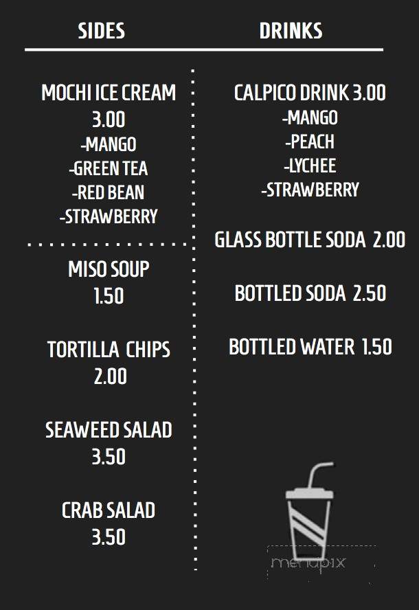 Poke Lab - East Lansing, MI menu_pic