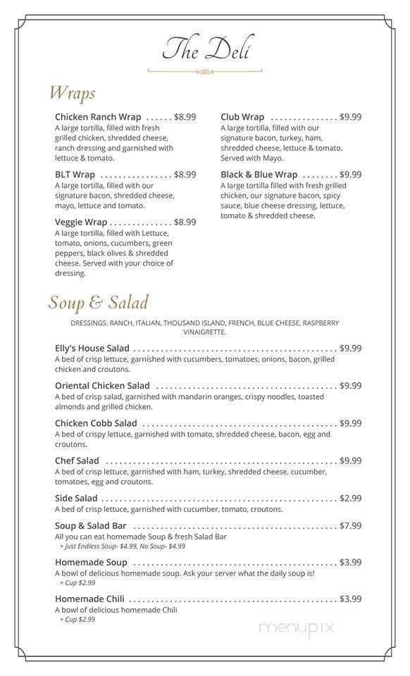 Elly May Dining - Weidman, MI menu_pic