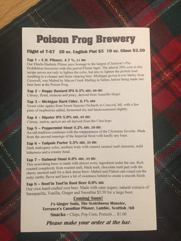 /30373670/Poison-Frog-Brewery-Jackson-MI - Jackson, MI