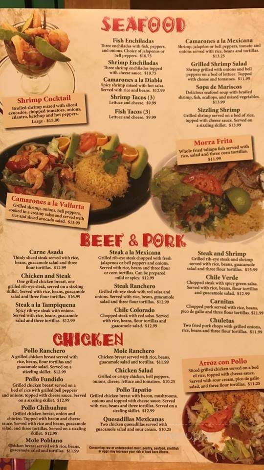 El Grande - Fremont, MI menu_pic