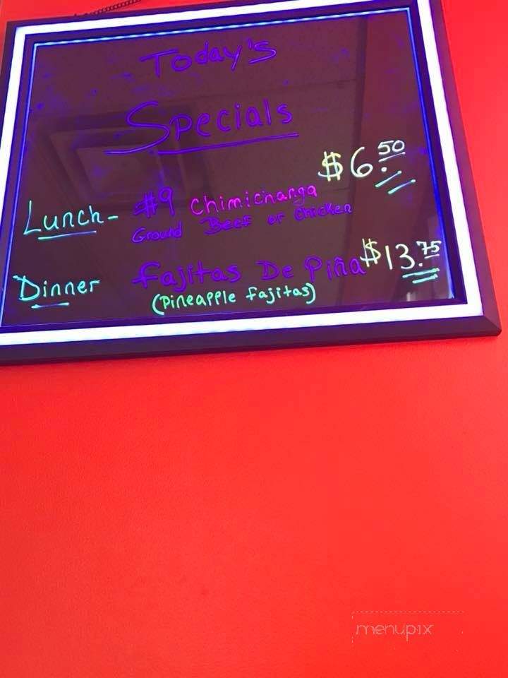 El Grande - Fremont, MI menu_pic