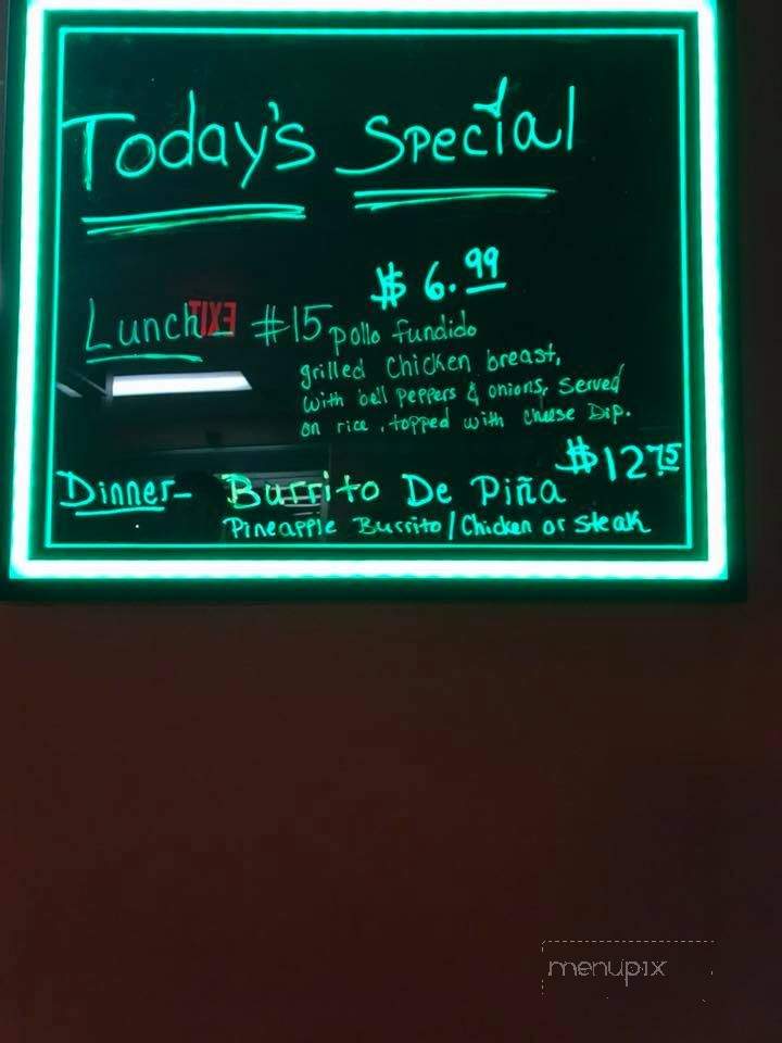 El Grande - Fremont, MI menu_pic