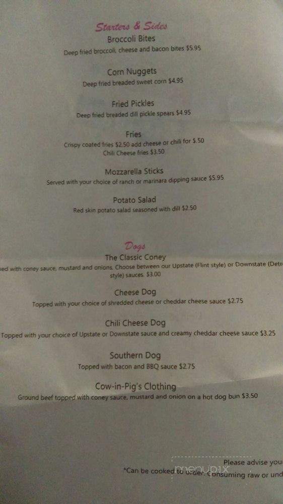 Brewsters Coney island - Ludington, MI menu_pic