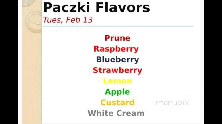 Cindy's Donuts & Ice Cream - Kentwood, MI menu_pic