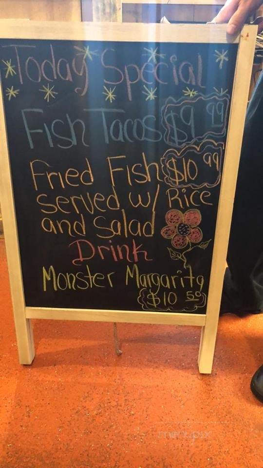El Potrero - Lake City, MI menu_pic