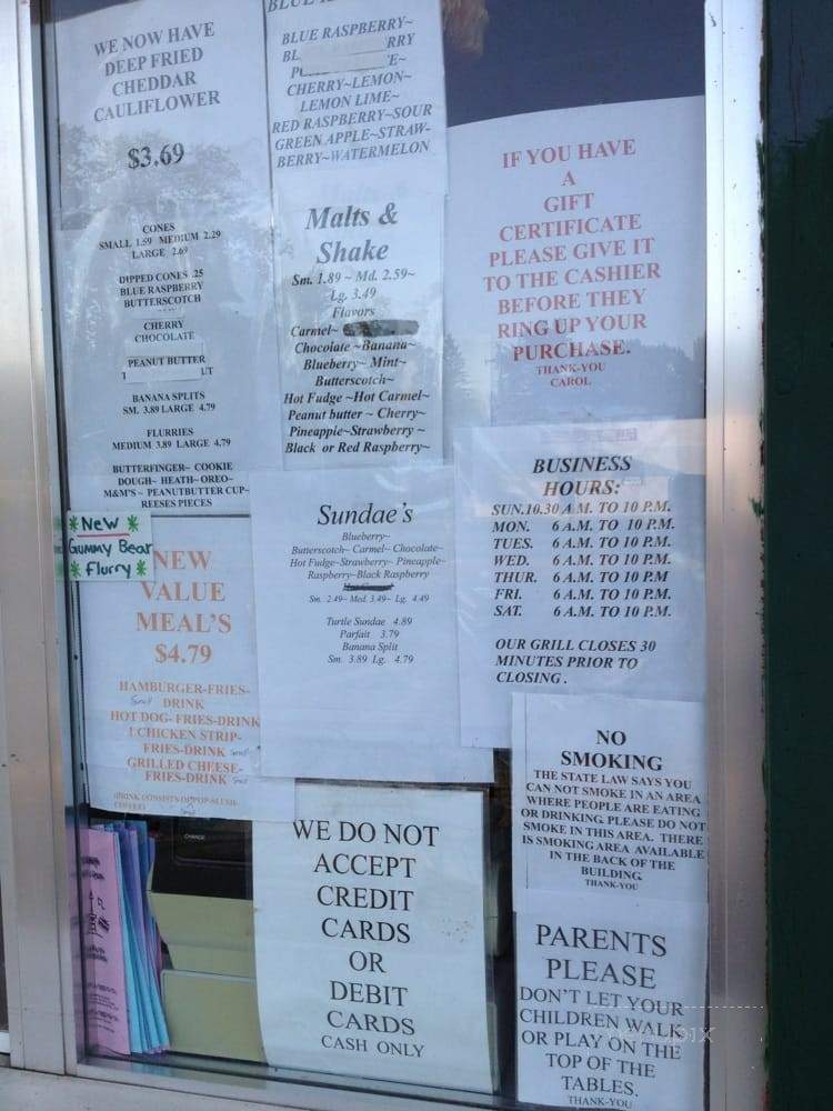 Frosty Freeze - Marion, MI menu_pic