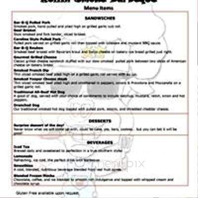 Rollin Smoke Barbeque - Marquette, MI menu_pic