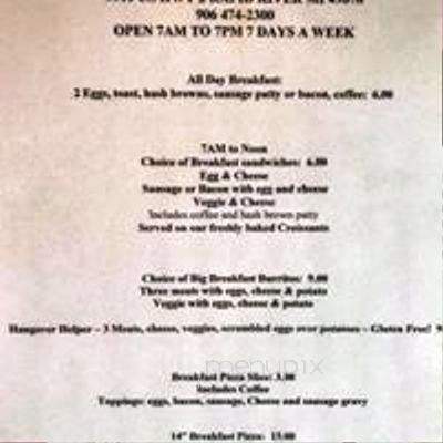 Hiawatha's Restaraunt - Rapid River, MI menu_pic