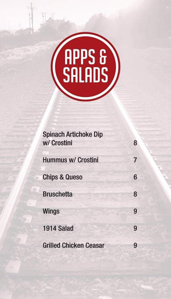 Nineteen14 - Minburn, IA menu_pic
