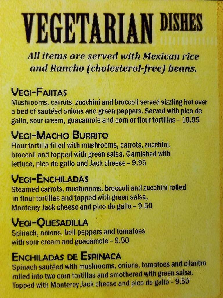Chapala - Cedar Falls, IA menu_pic