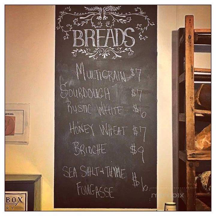 Milkbox Bakery - Cedar Falls, IA menu_pic