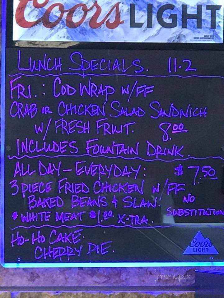 The Hangar Bar & Grille - Dubuque, IA menu_pic