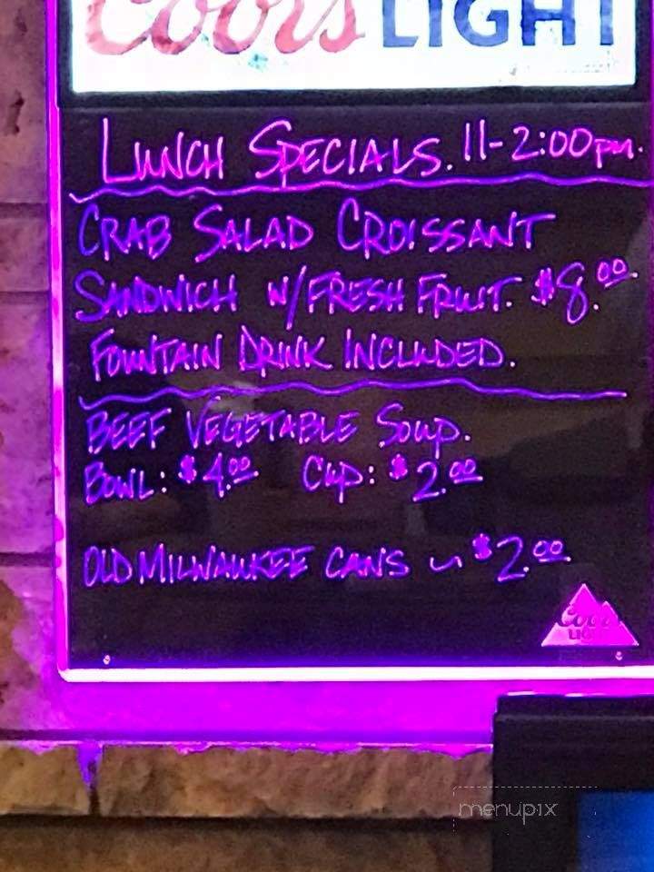 The Hangar Bar & Grille - Dubuque, IA menu_pic