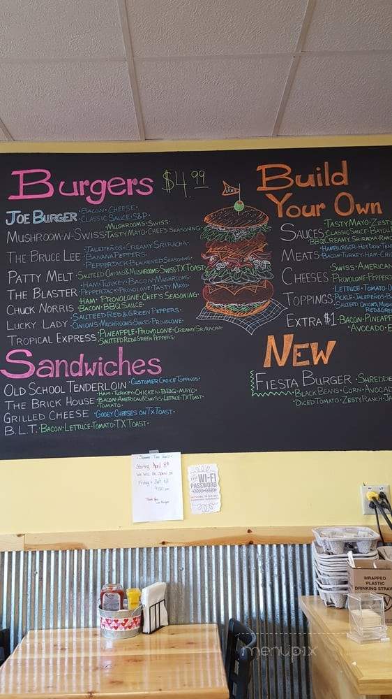 Joe Burger - Ottumwa, IA menu_pic
