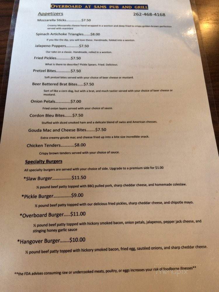 /31049667/Overboard-at-Sams-Bar-and-Grill-Okauchee-Lake-WI - Okauchee Lake, WI