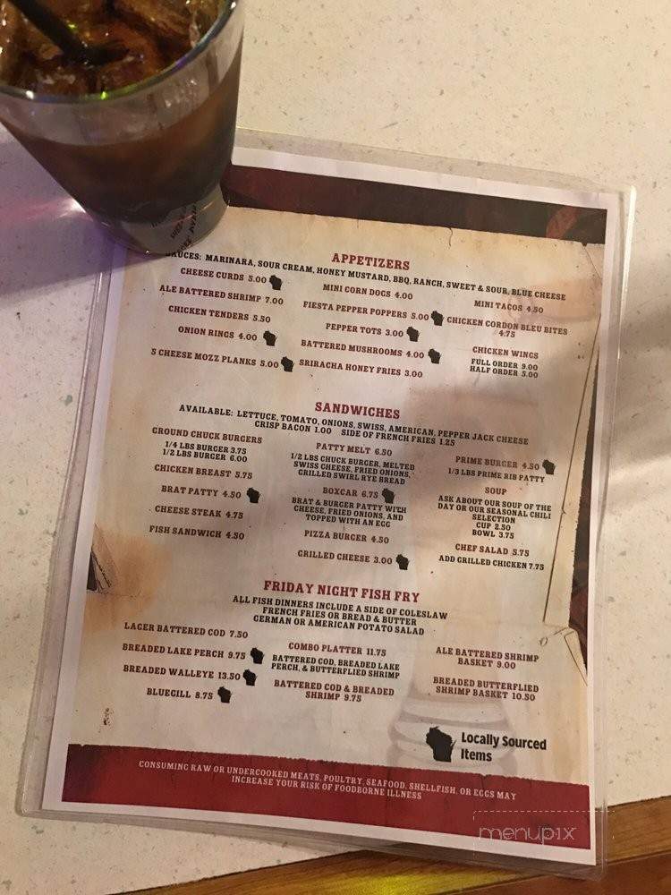Traditions Pub - West Bend, WI menu_pic