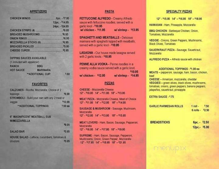 Schnitzelbank Restaurant - Plain, WI menu_pic