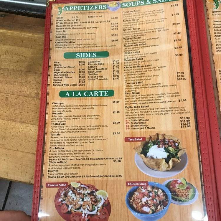 Cinco De Mayo Fiesta - Richland Center, WI menu_pic