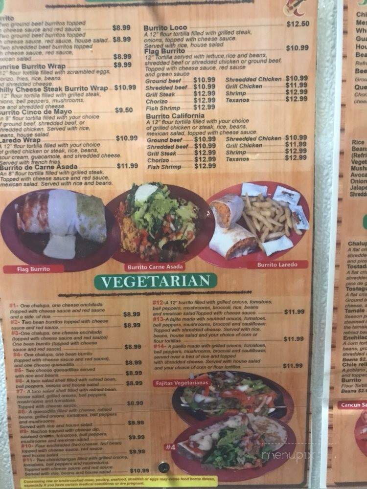 Cinco De Mayo Fiesta - Richland Center, WI menu_pic