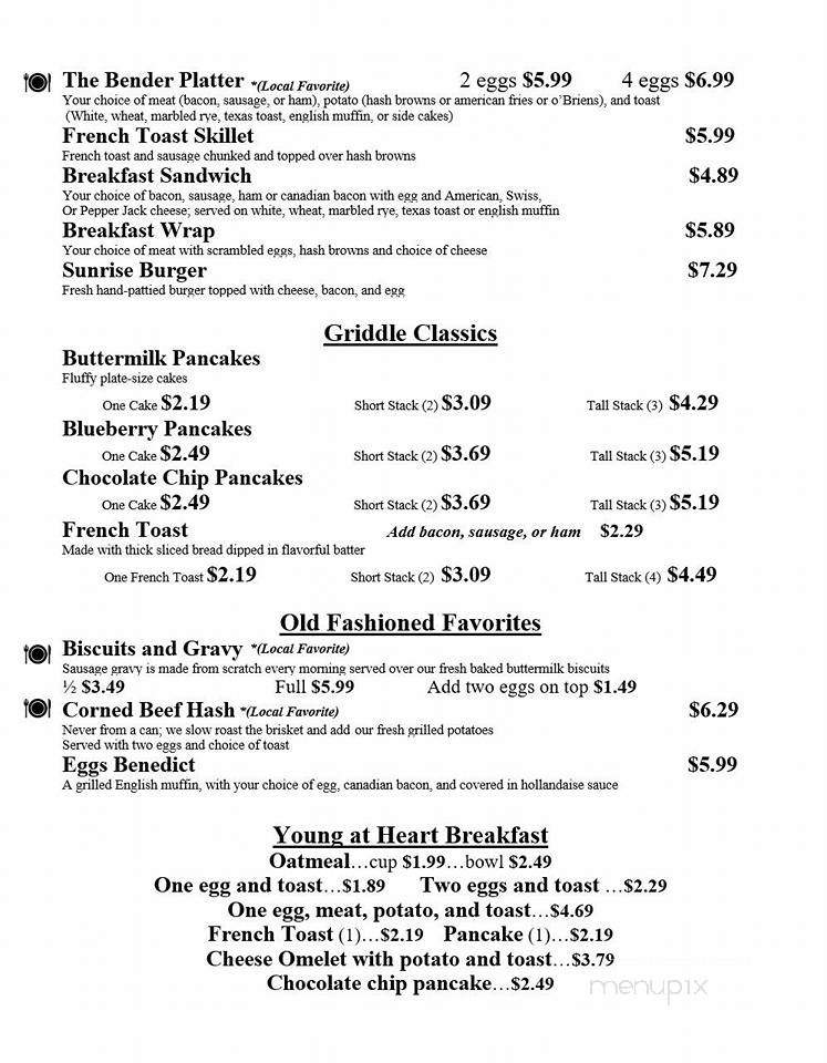 /30659327/Benders-Family-Restaurant-Elroy-WI - Elroy, WI