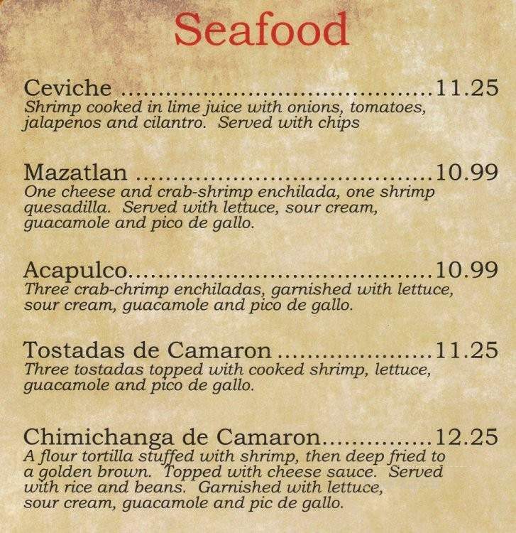 BX Mexican Cuisine and Bar - River Falls, WI menu_pic
