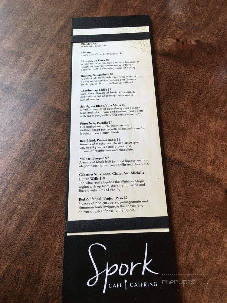 Spork Cafe & Catering - Suamico, WI menu_pic