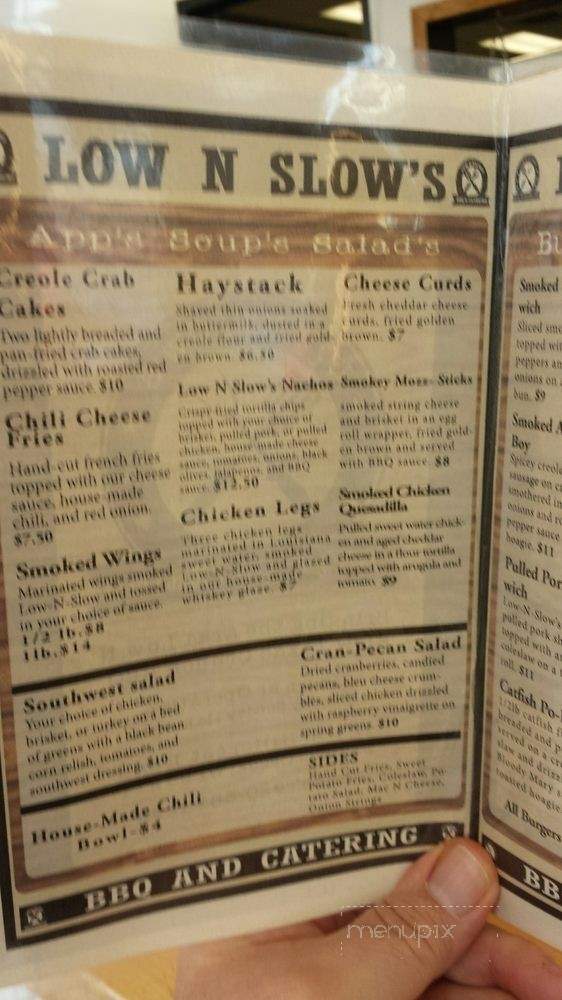 Low N Slows BBQ & Catering - Francis Creek, WI menu_pic