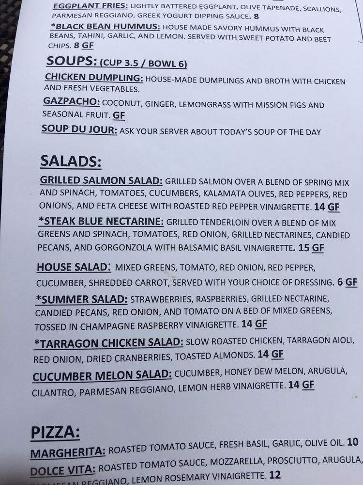 Pier 465 - Green Bay, WI menu_pic