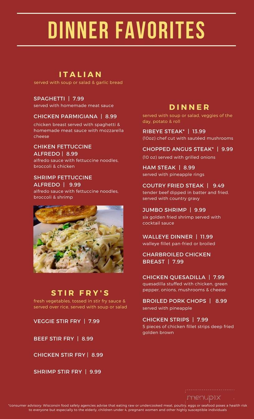 The Cafe at Bellevue - Bellevue, WI menu_pic