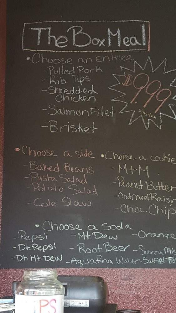 Smokehouse Barbeque - Mosinee, WI menu_pic